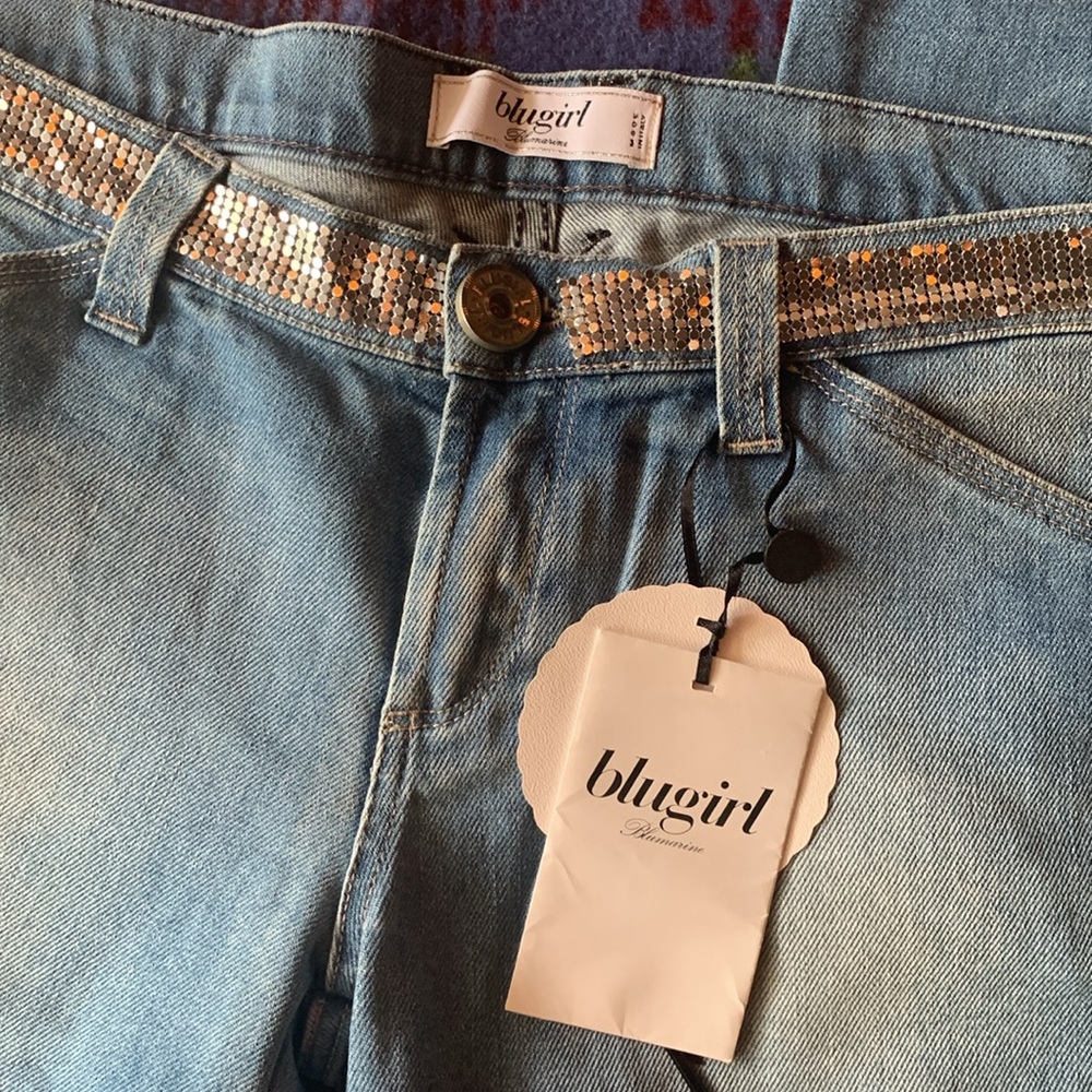 Brand New Jeans with Metal Accents by Blumarine - Picture 2 of 6